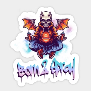 Graffiti Demon Sticker